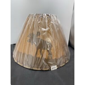 Rustic Bear Elk Lamp Shade NIP 10.24" Tall Bottom 17" Top 7"